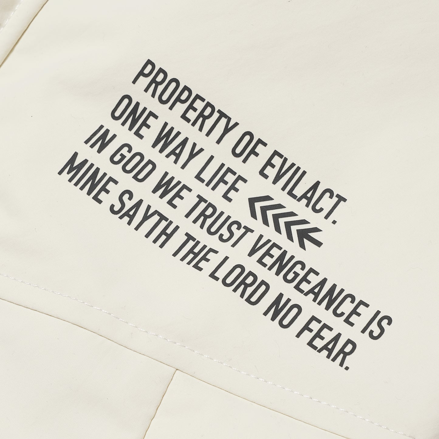 EVILACT RV MONSTER JKT off white