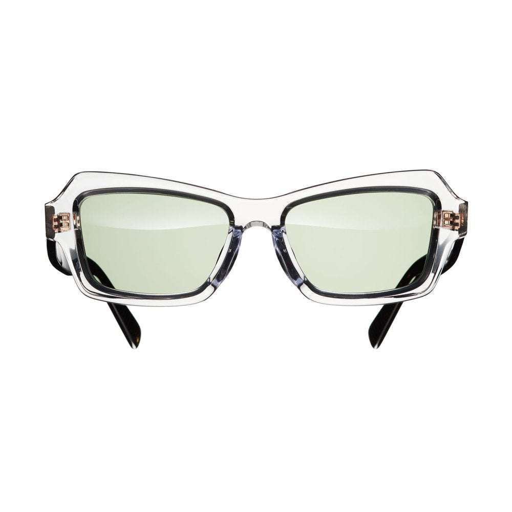 THOR clear x brown shell / green lens