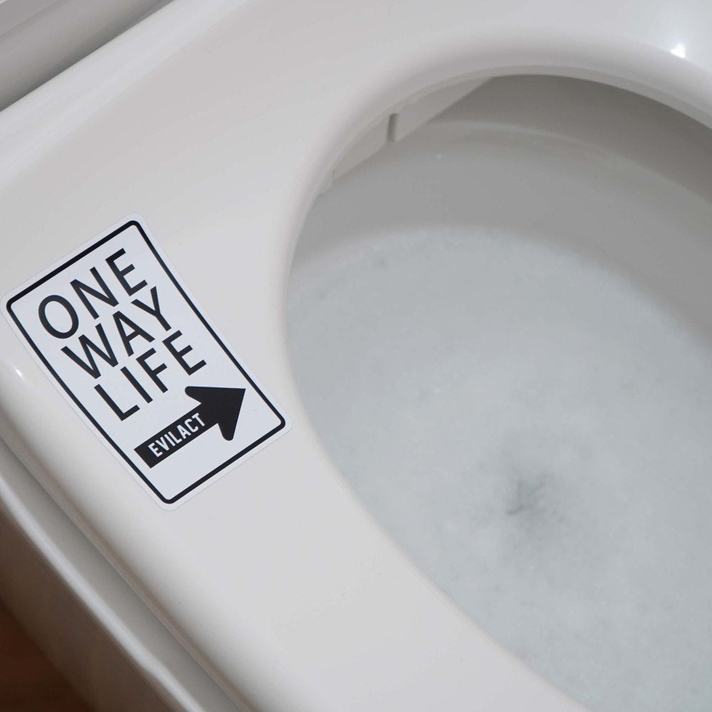 EVILACT ONE WAY LIFE SIGN sticker L