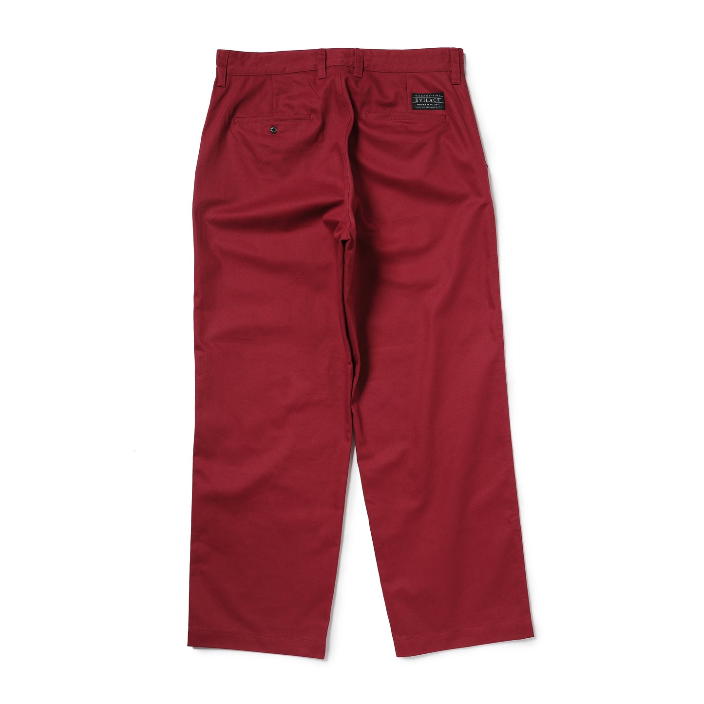 EVILACT CHINO PT burgundy