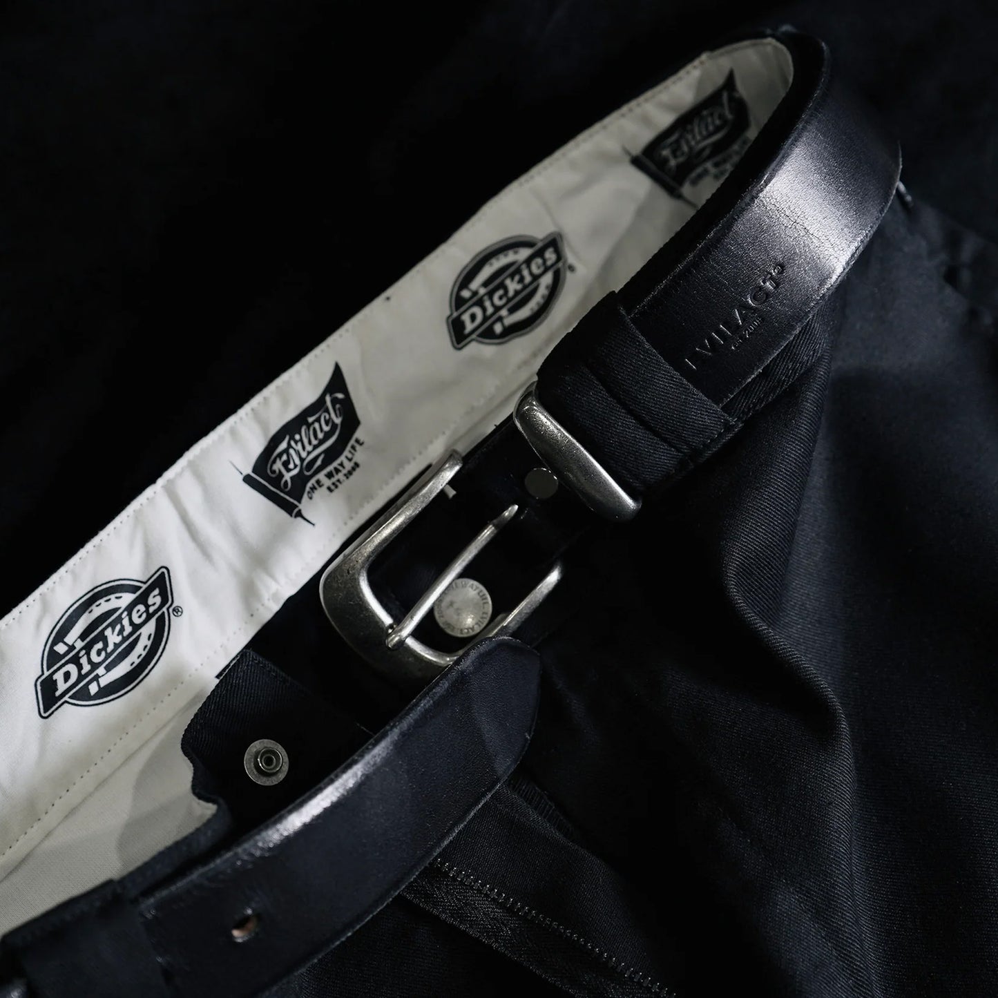EVILACT x AWAKE SADDLE LEATHER BELT 35