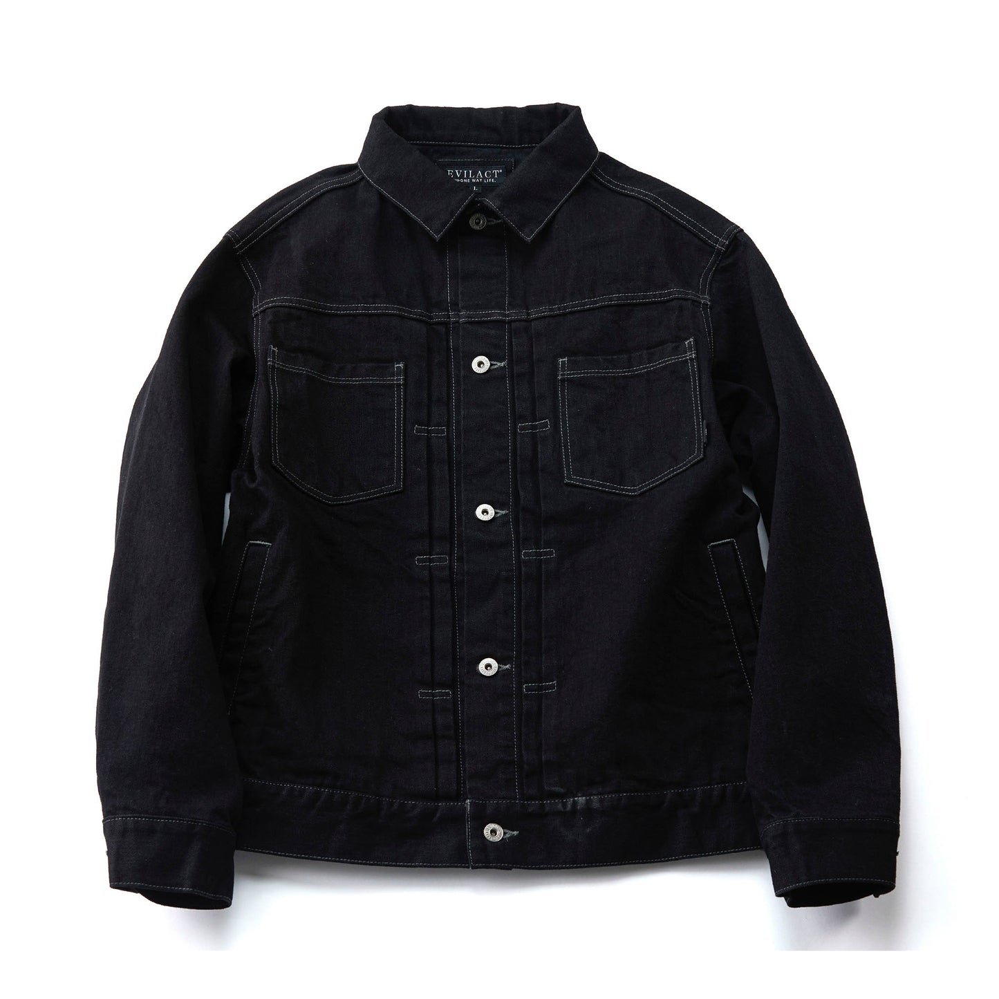 EVILACT DENIM JKT 01 black
