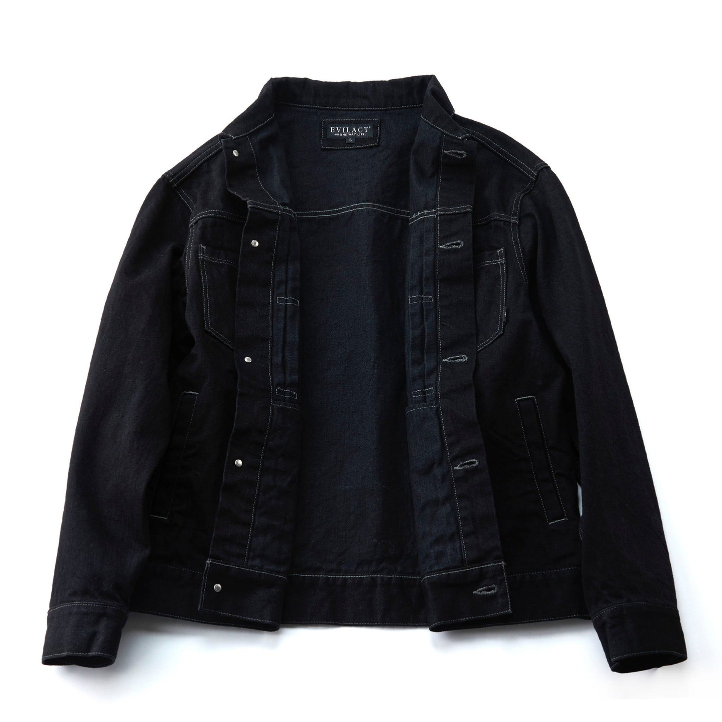 EVILACT DENIM JKT 01 black