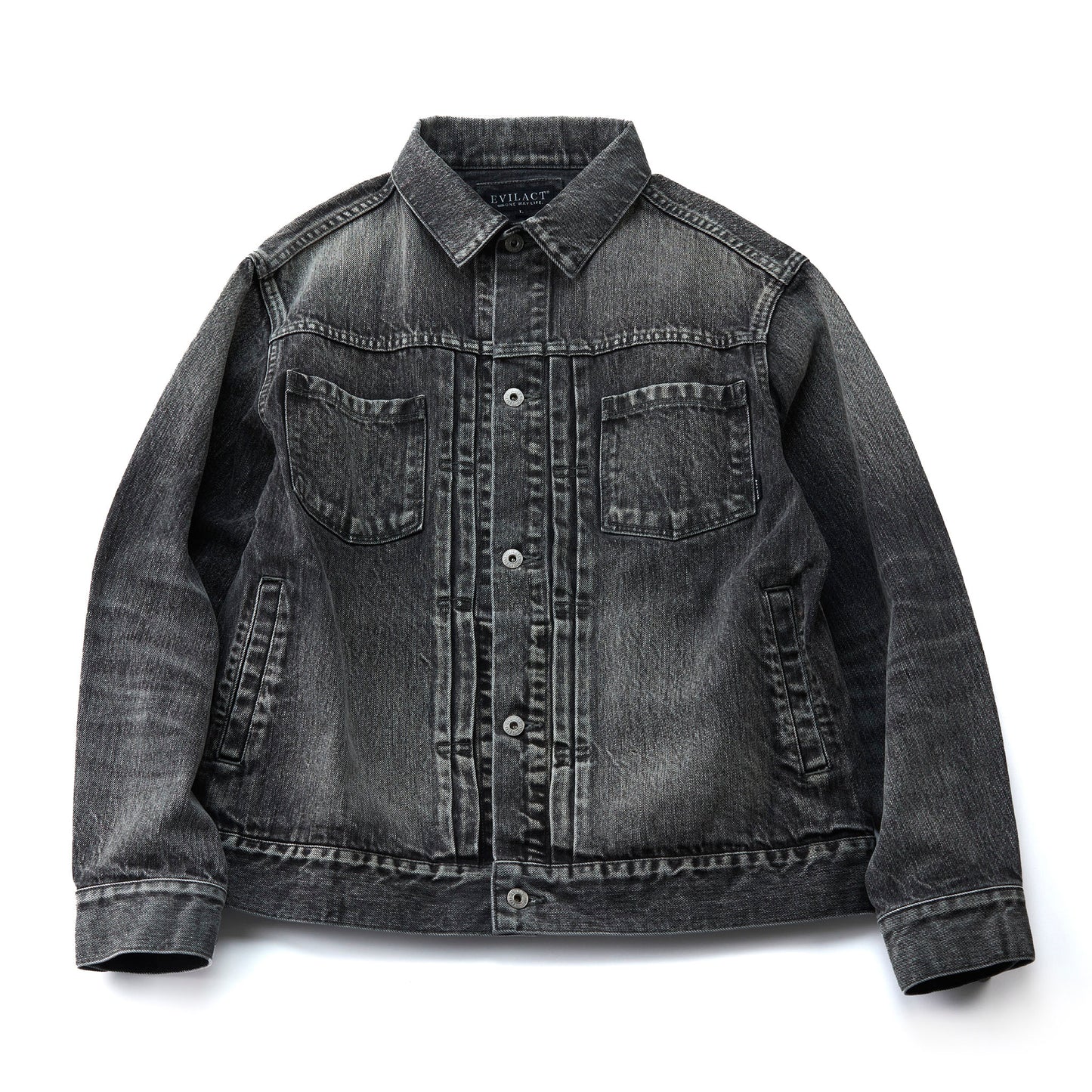 EVILACT DENIM JKT 01 CS black
