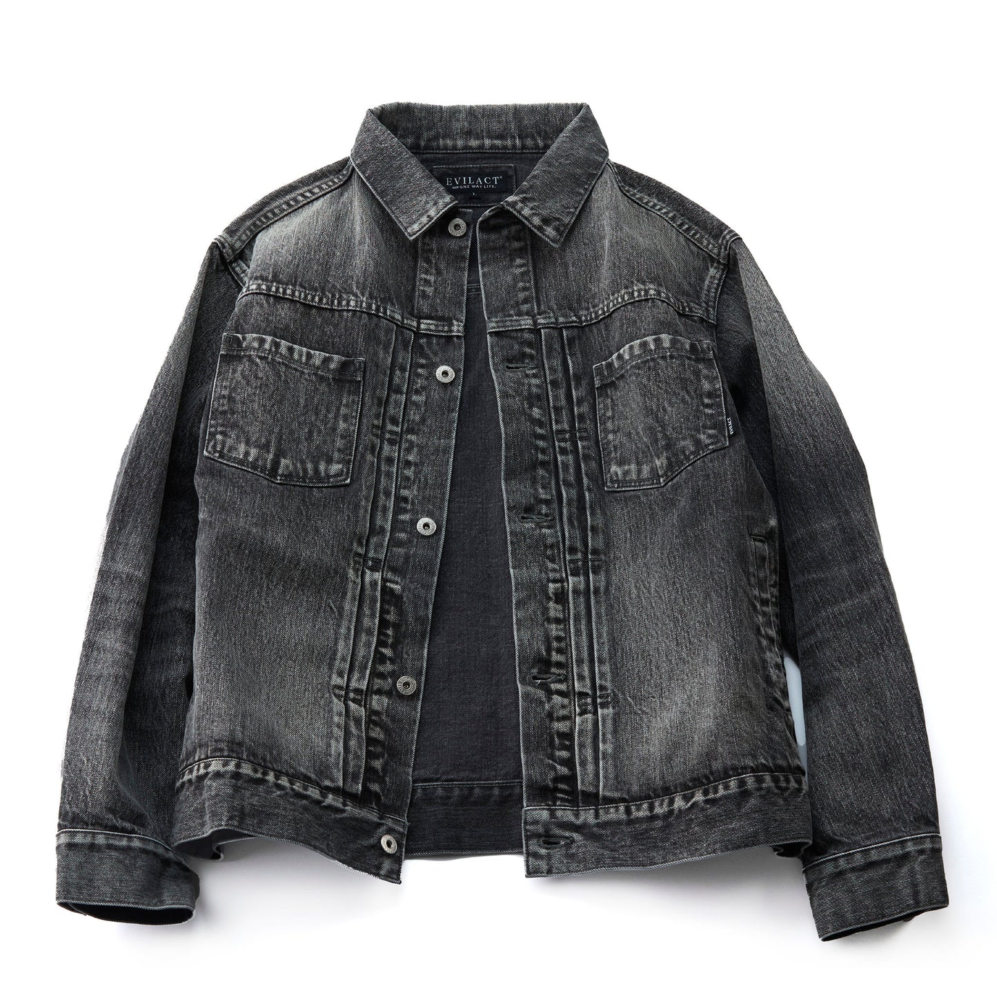 EVILACT DENIM JKT 01 CS black