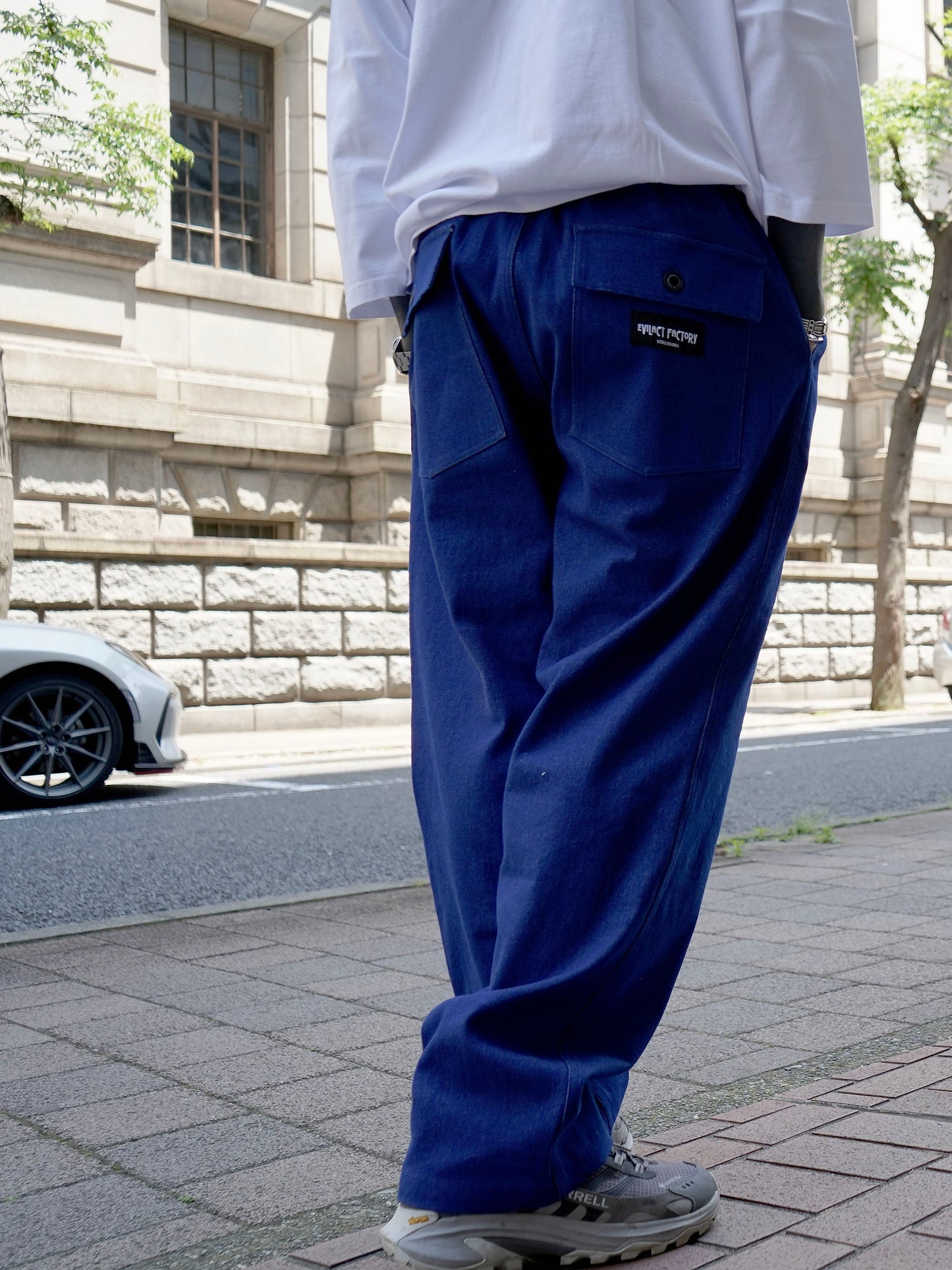EVILACT Factory Denim Easy Pants indigo