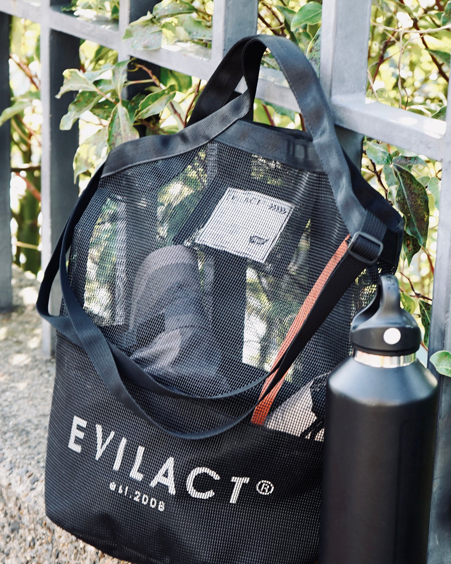 EVILACT MESH TOTE&POUCH