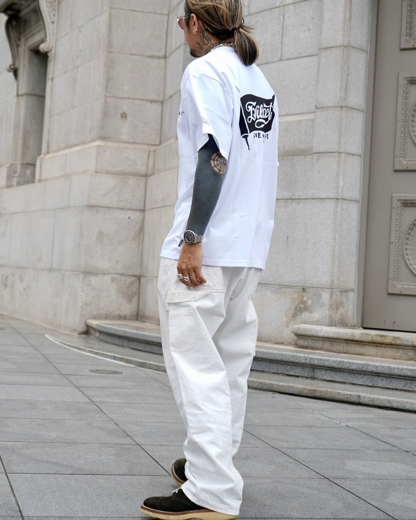 EVILACT PAINTER PANTS indigo