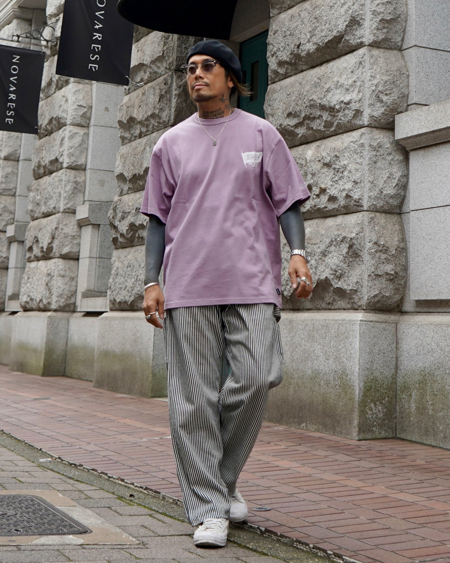 EVILACT PAINTER PANTS indigo