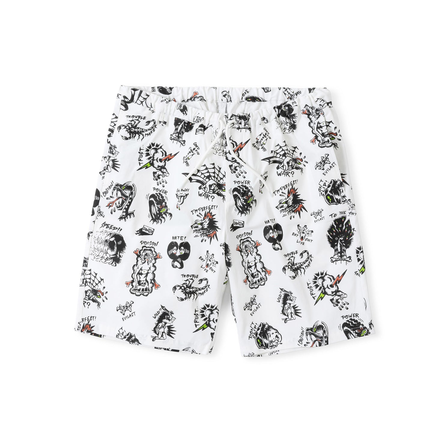 EVILACT ALL PAINTED SHORTS