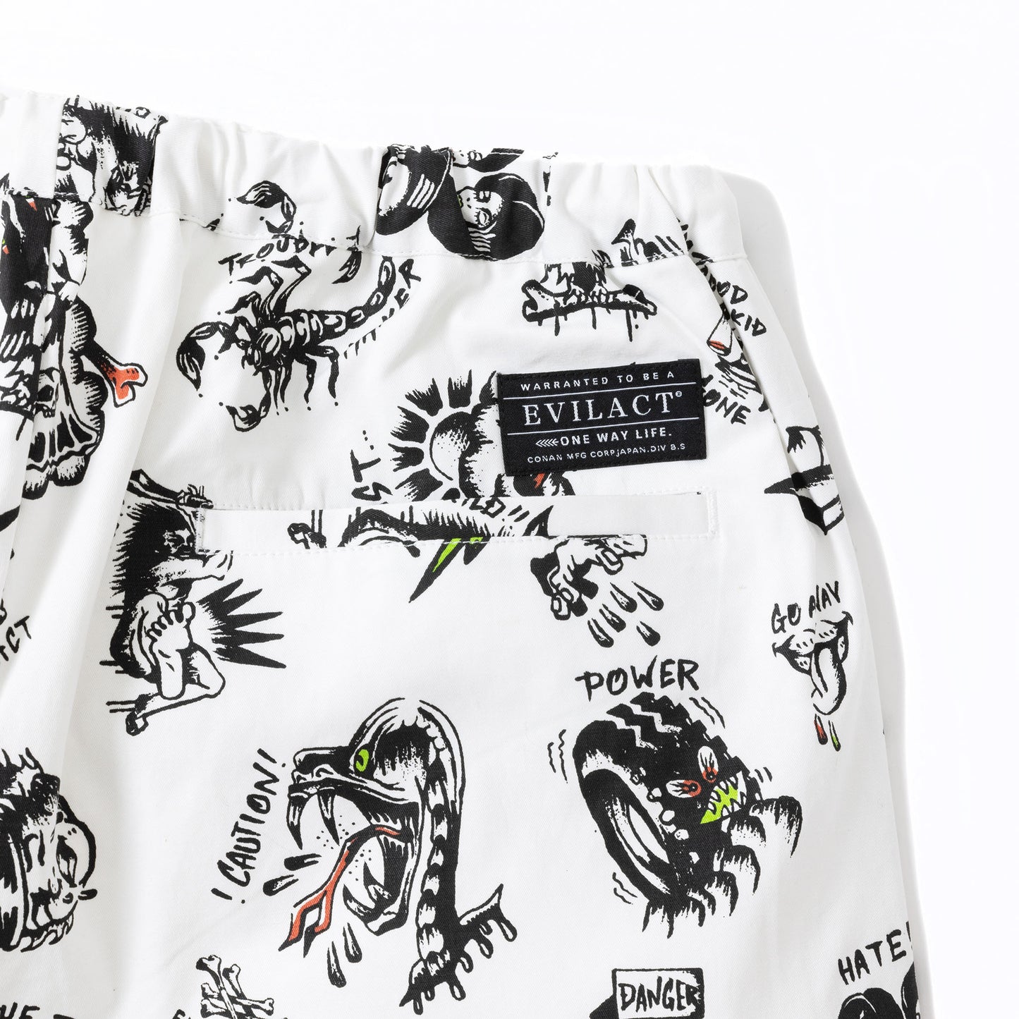 EVILACT ALL PAINTED SHORTS