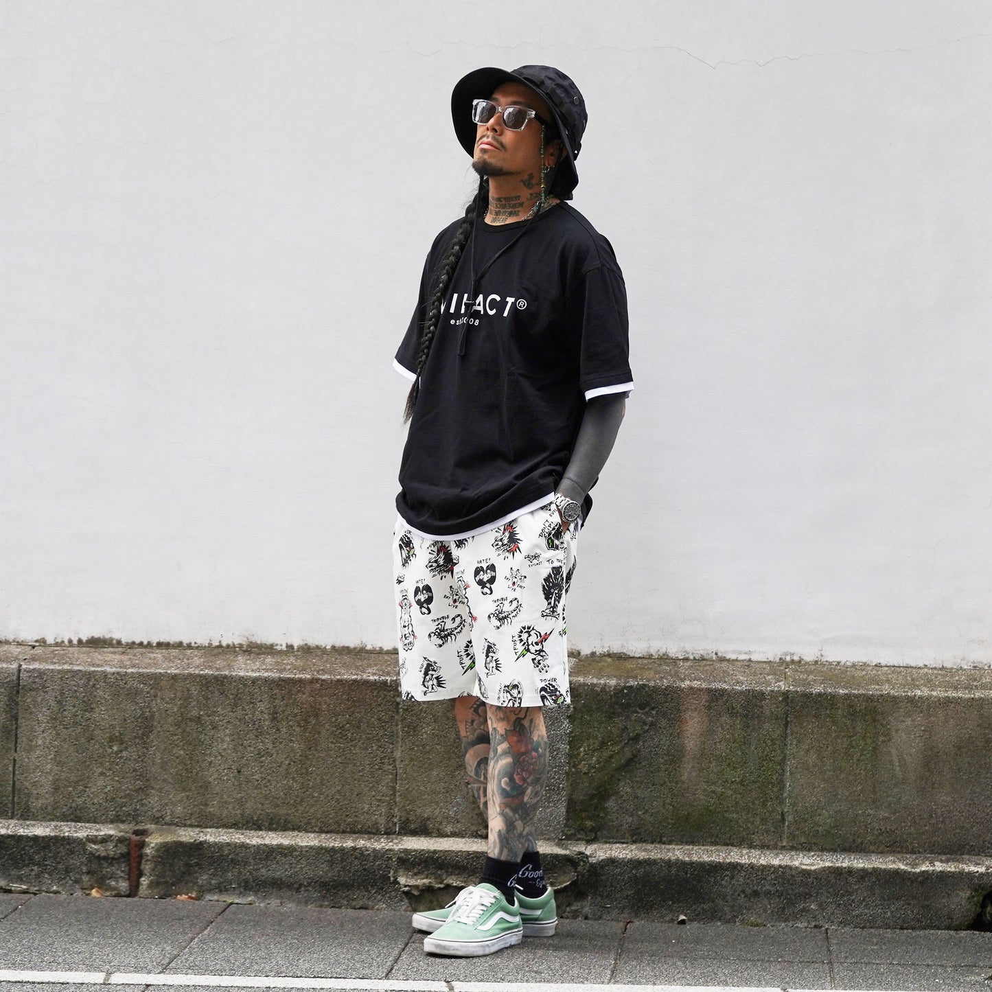 EVILACT ALL PAINTED SHORTS