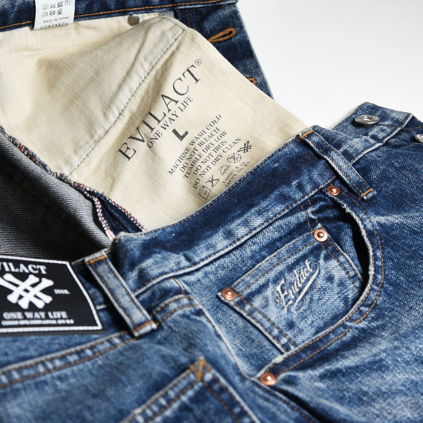 EVILACT STRAIGHT DENIM CUSTOM