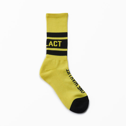 LINE SOCKS mustard