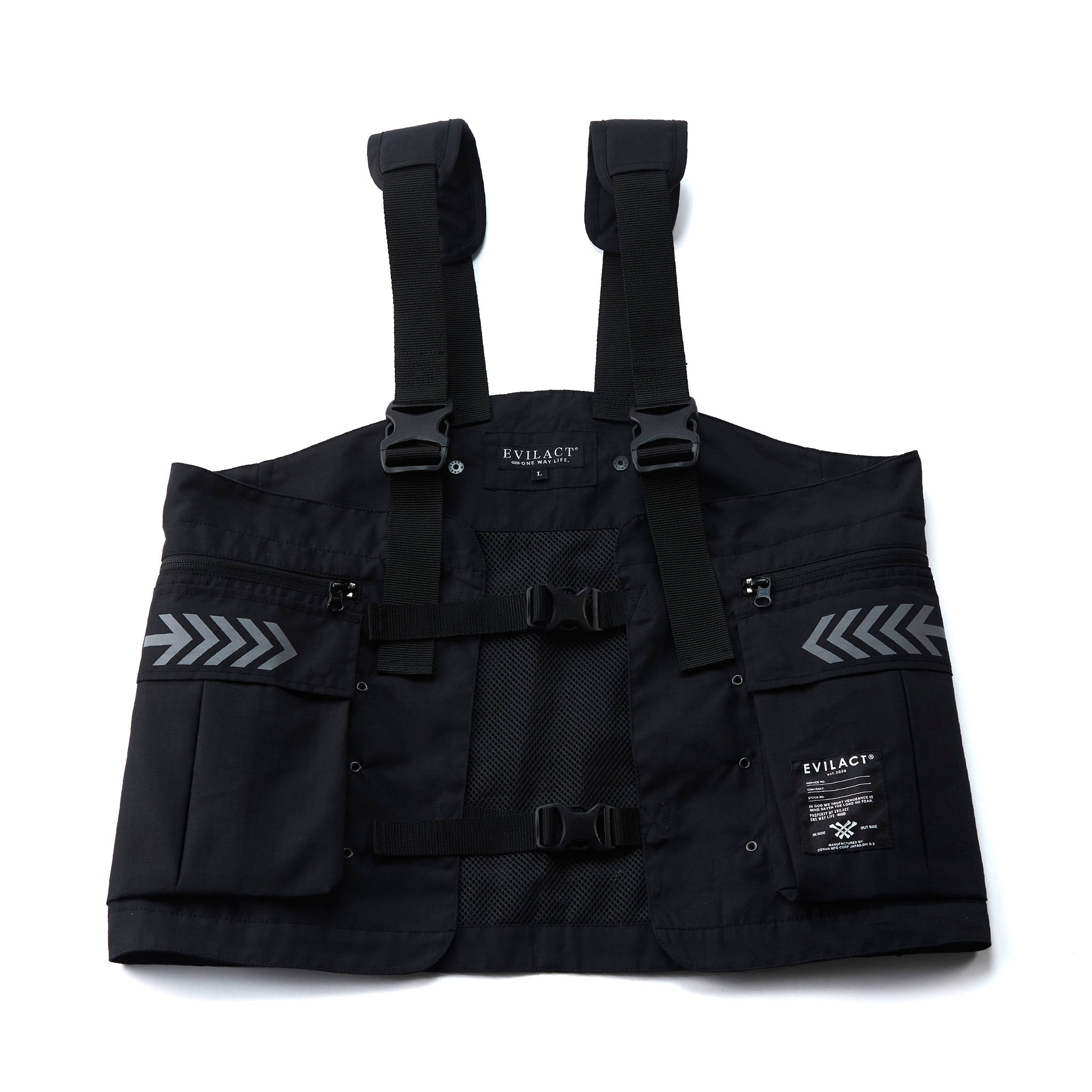 EVILACT TACTICAL VEST black | EVILACT (イーブルアクト