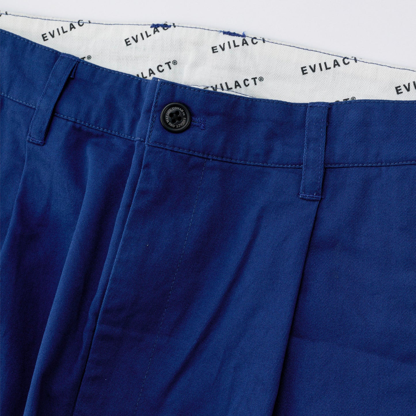 EVILACT TUCK CHINOS D.Navy