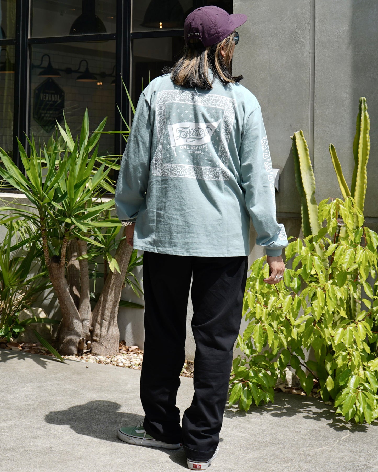 EVILACT TUCK CHINOS blue