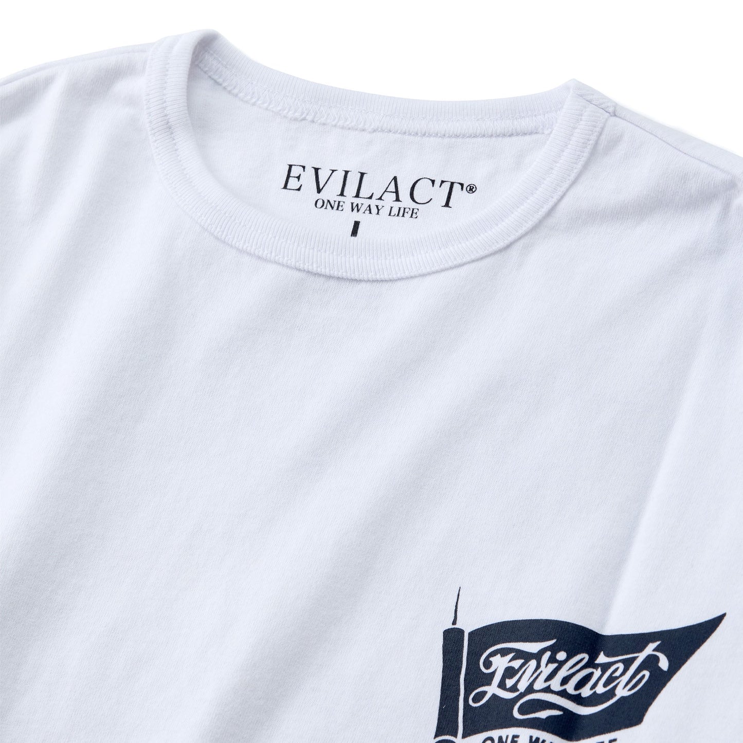EVILACT BANDANA LS white