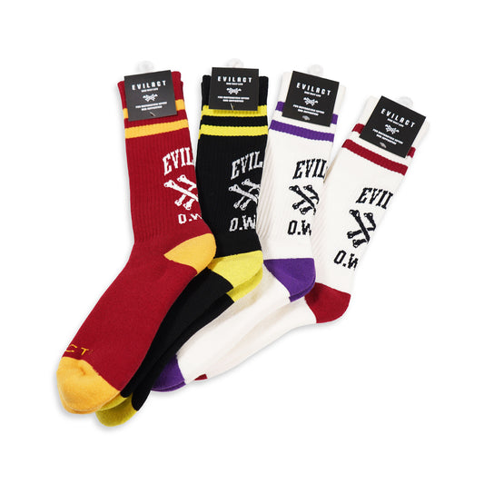 EVILACT CROSS BONE SOCKS