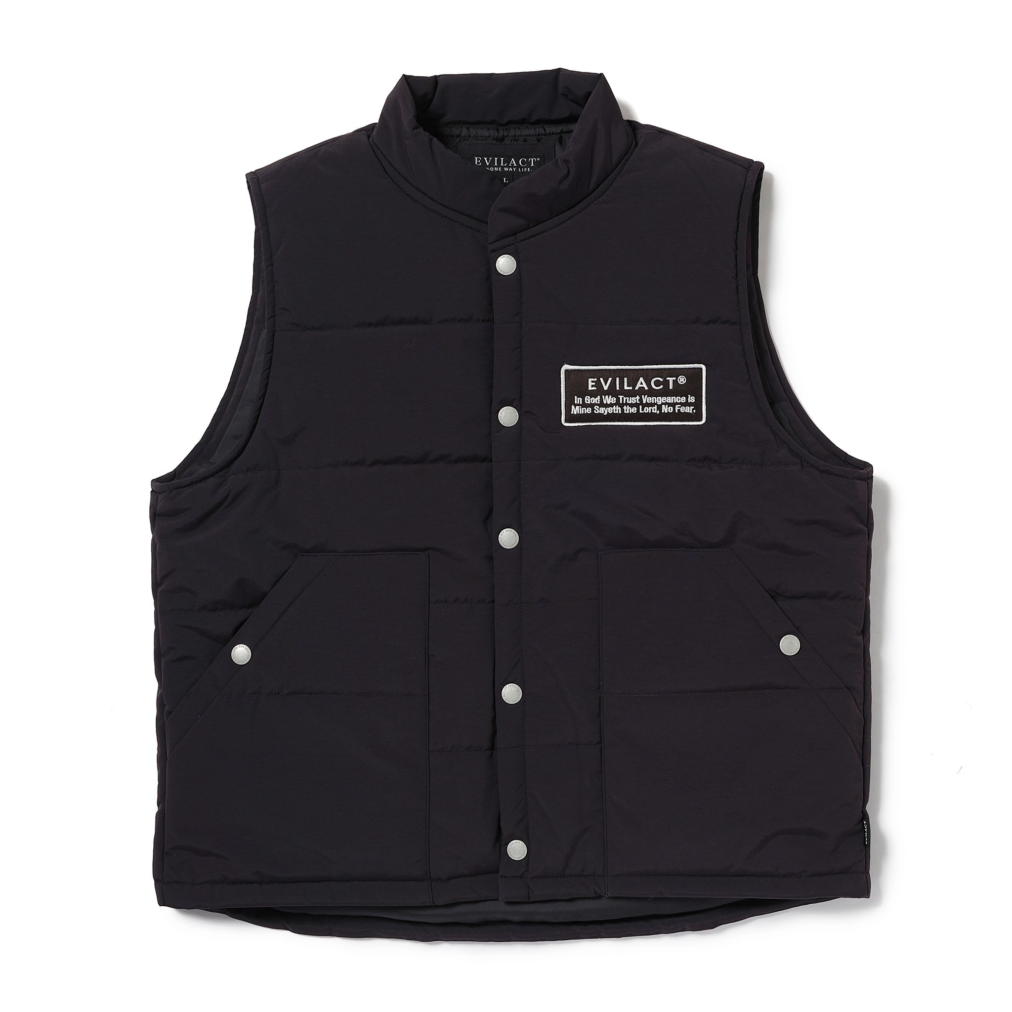 EVILACT 2LAYER PD VEST black | EVILACT (イーブルアクト）Official