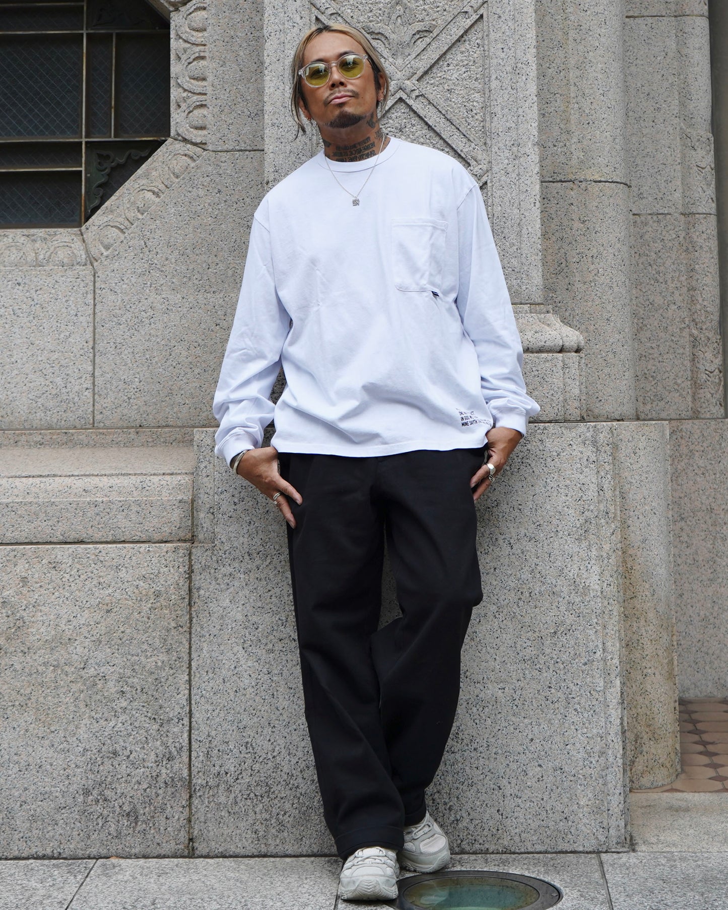 EVILACT CHINO PT off white