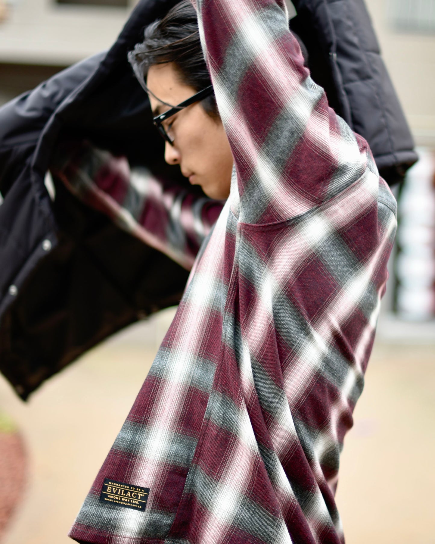 EVILACT CHECK LS brown