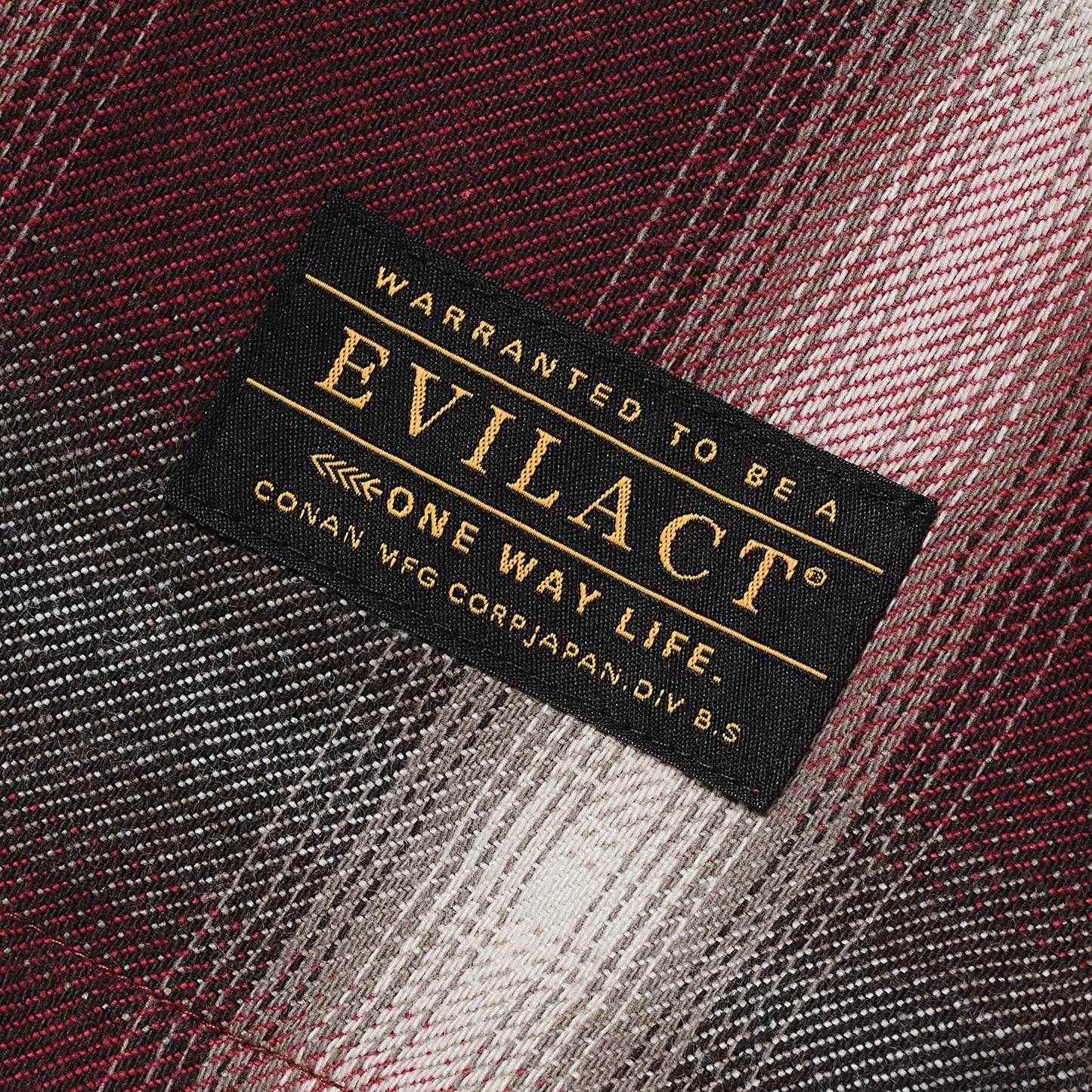 EVILACT CHECK LS burgundy