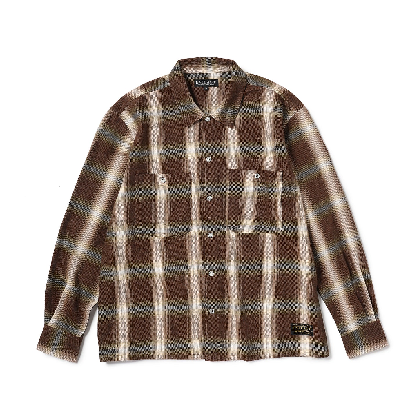 EVILACT CHECK LS brown