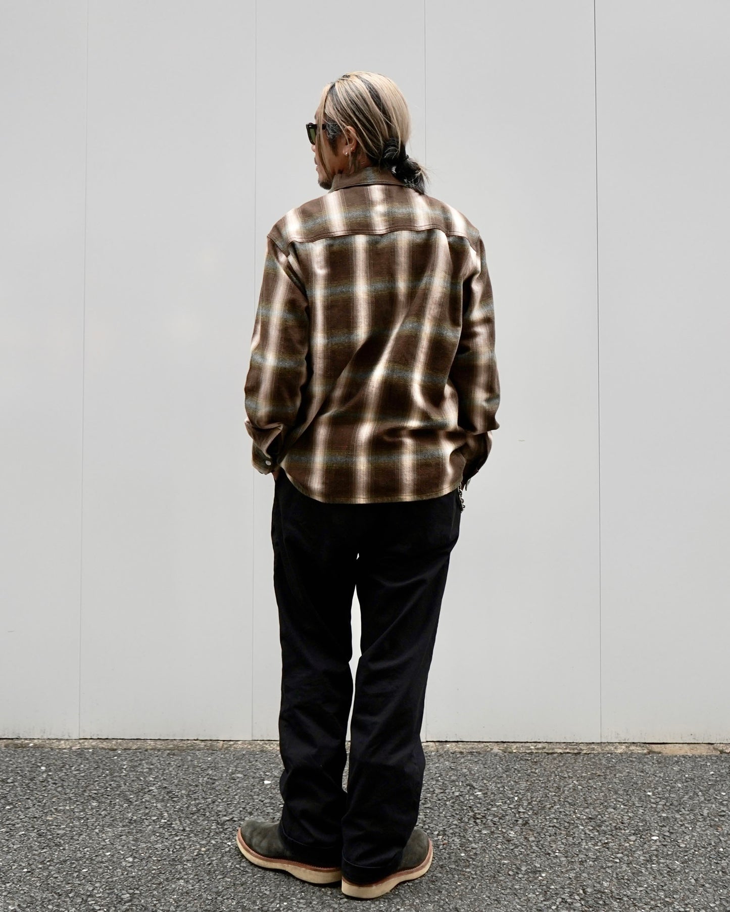 EVILACT CHECK LS burgundy