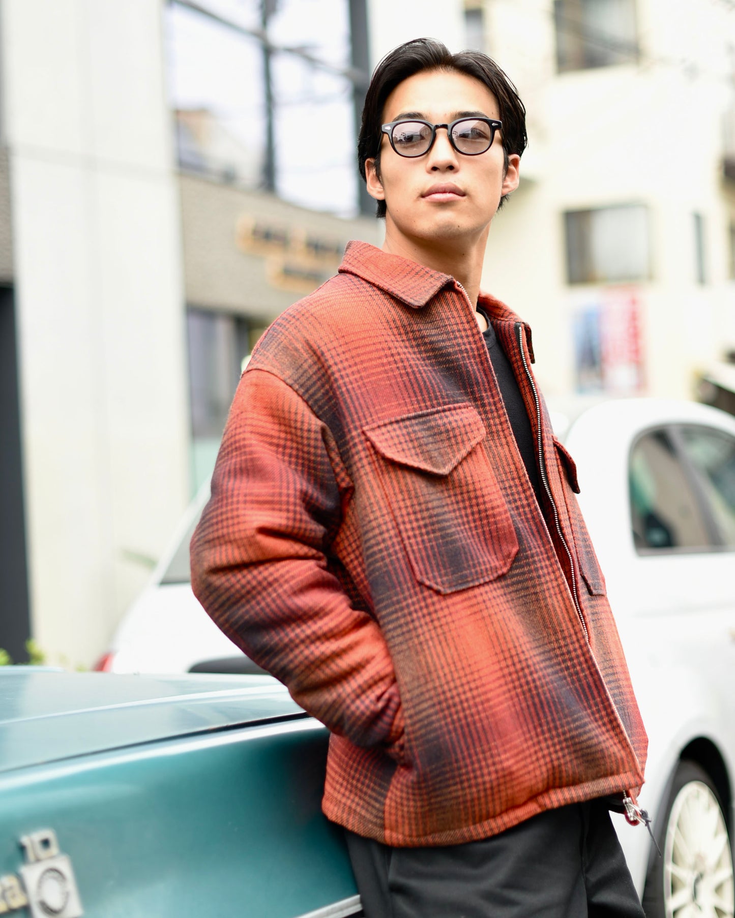 EVILACT CHECK PADDED JKT red