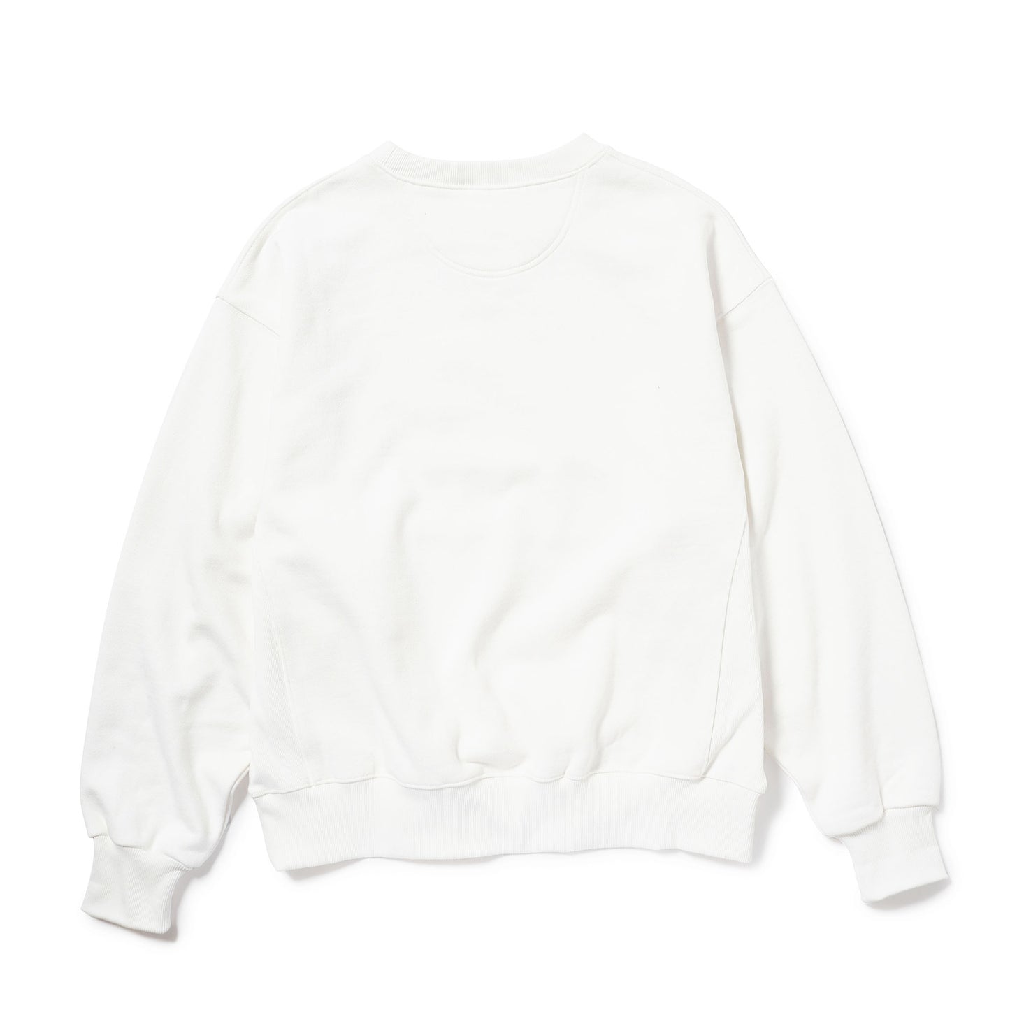 EVILACT HEAVY SWEAT CREW white
