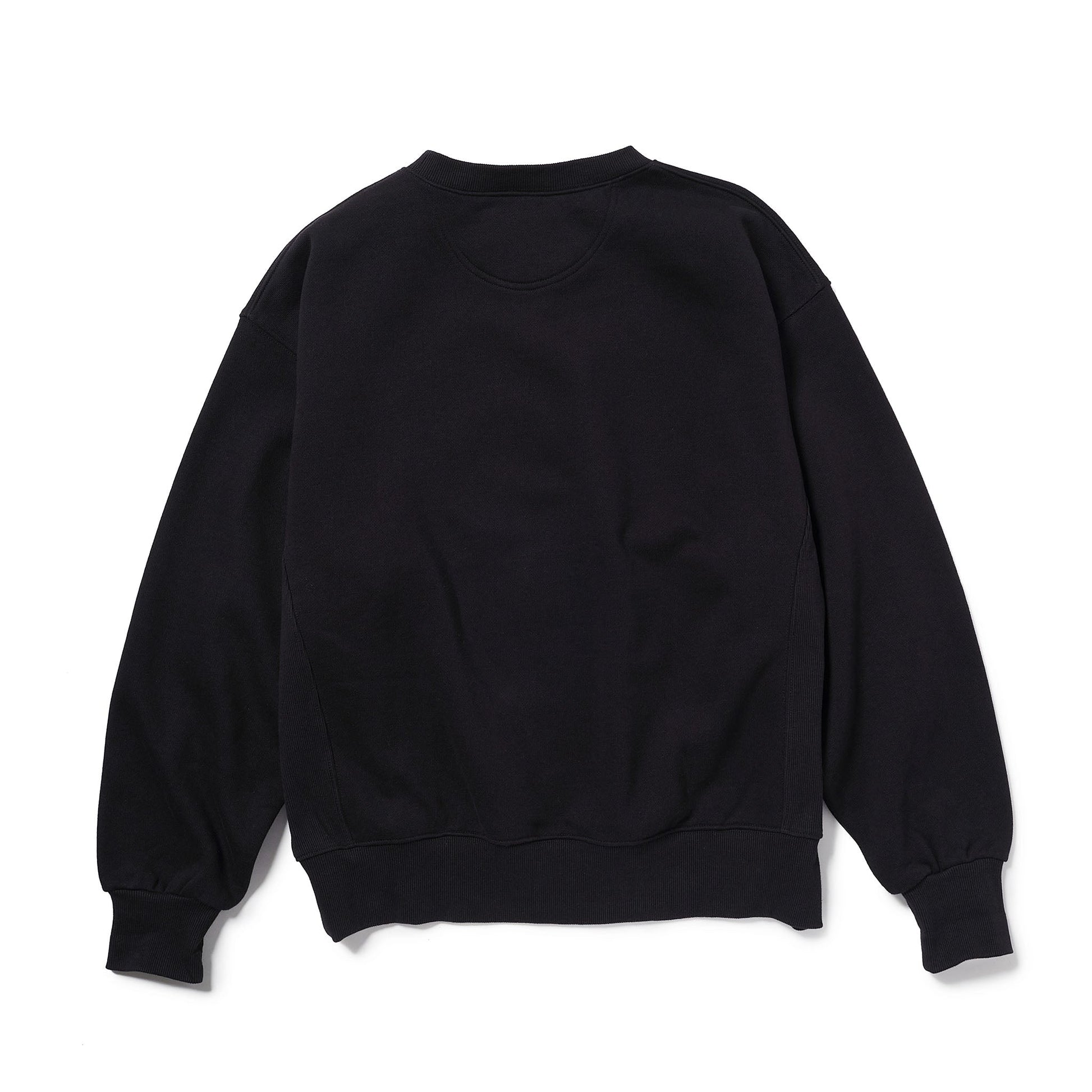 EVILACT HEAVY SWEAT CREW Black