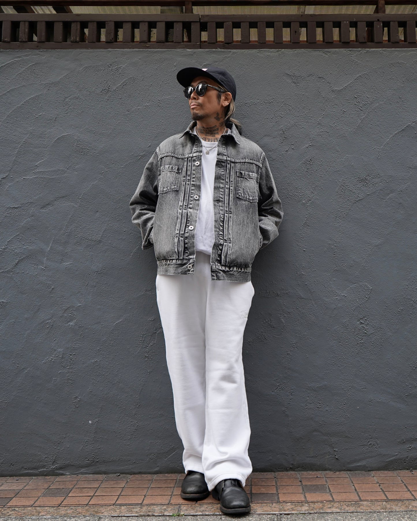 EVILACT HEAVY SWEAT PT white