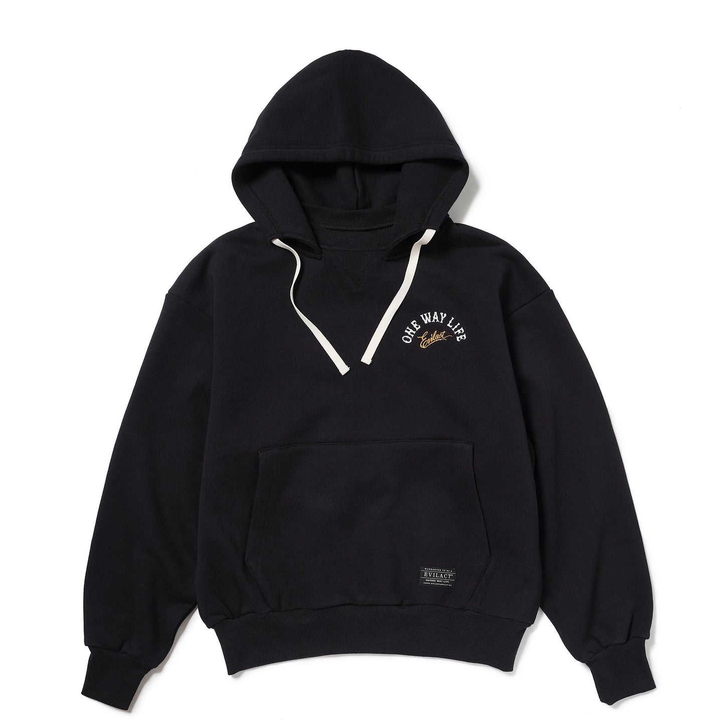 EVILACT HEAVY SWEAT CREW Black