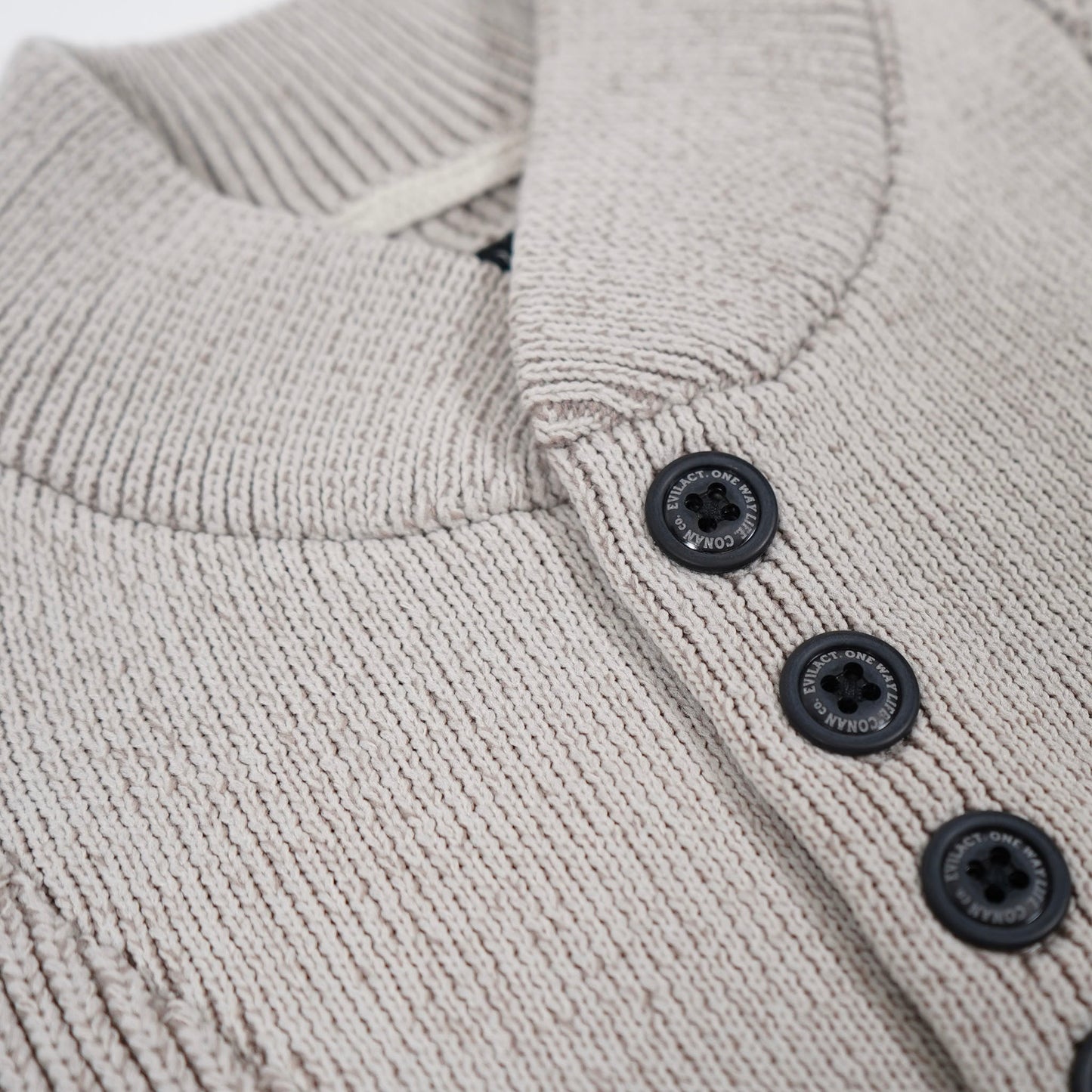 EVILACT MIL P-KNIT beige