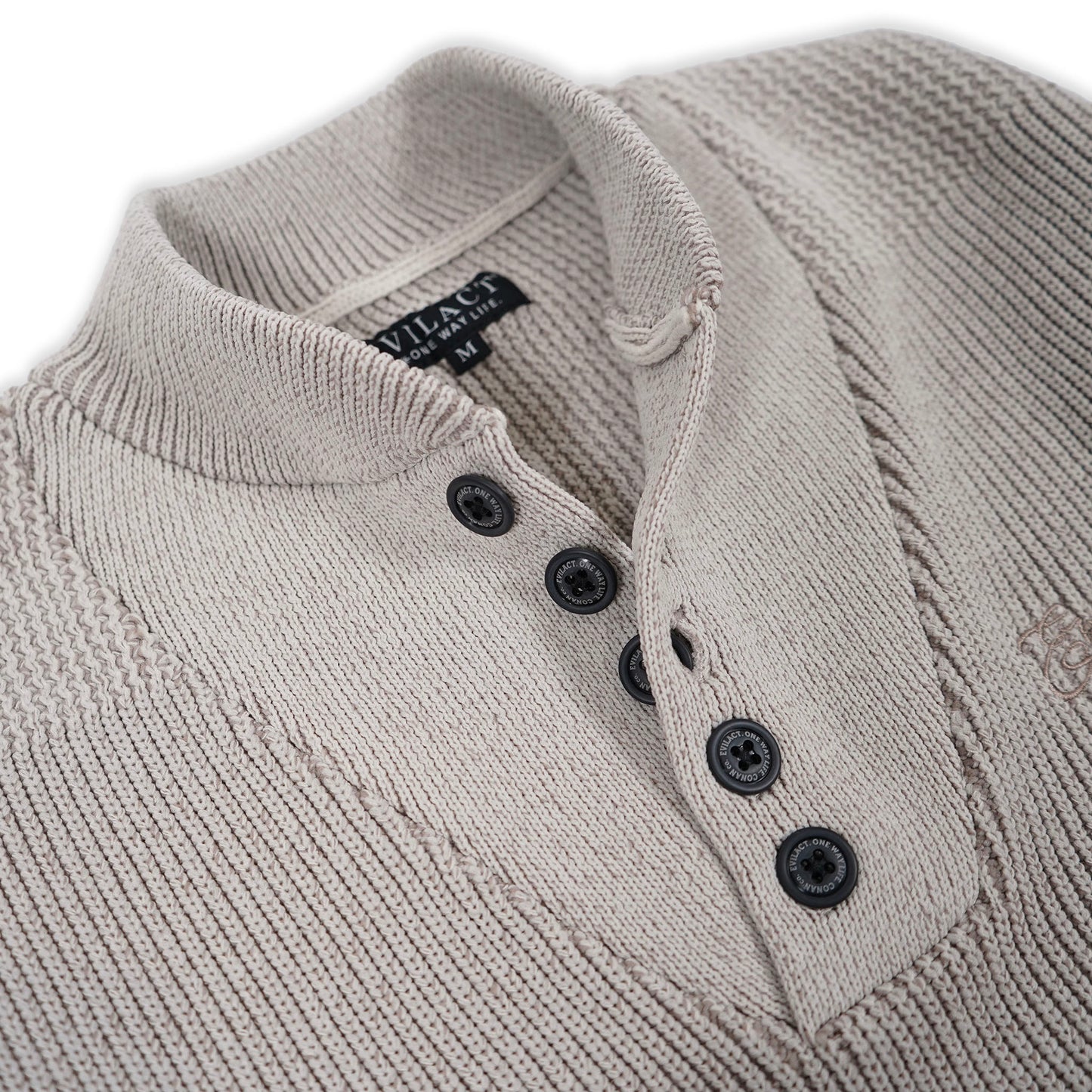 EVILACT MIL P-KNIT beige