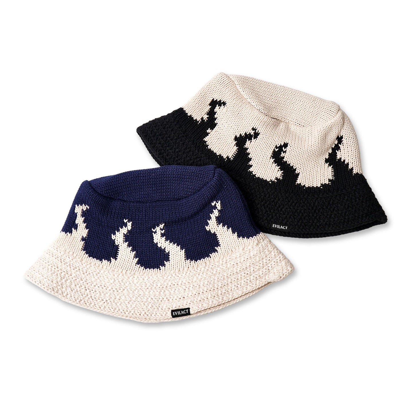 EVILACT FLAMES CRUSHER HAT navy