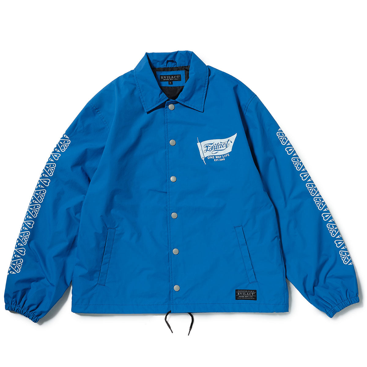 EVILACT BANDANA COACH JKT blue | EVILACT (イーブルアクト）Official