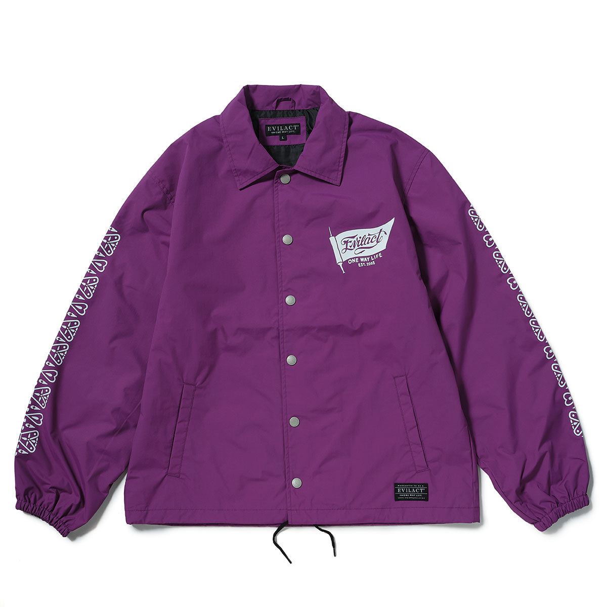 EVILACT BANDANA COACH JKT purple | EVILACT (イーブルアクト