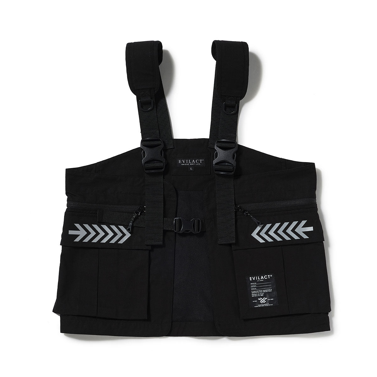 【最終値下げ】 EVILACT TACTICAL VEST ワークベスト EVILACT TACTICAL VEST black | EVILACT (イーブルアクト）Official