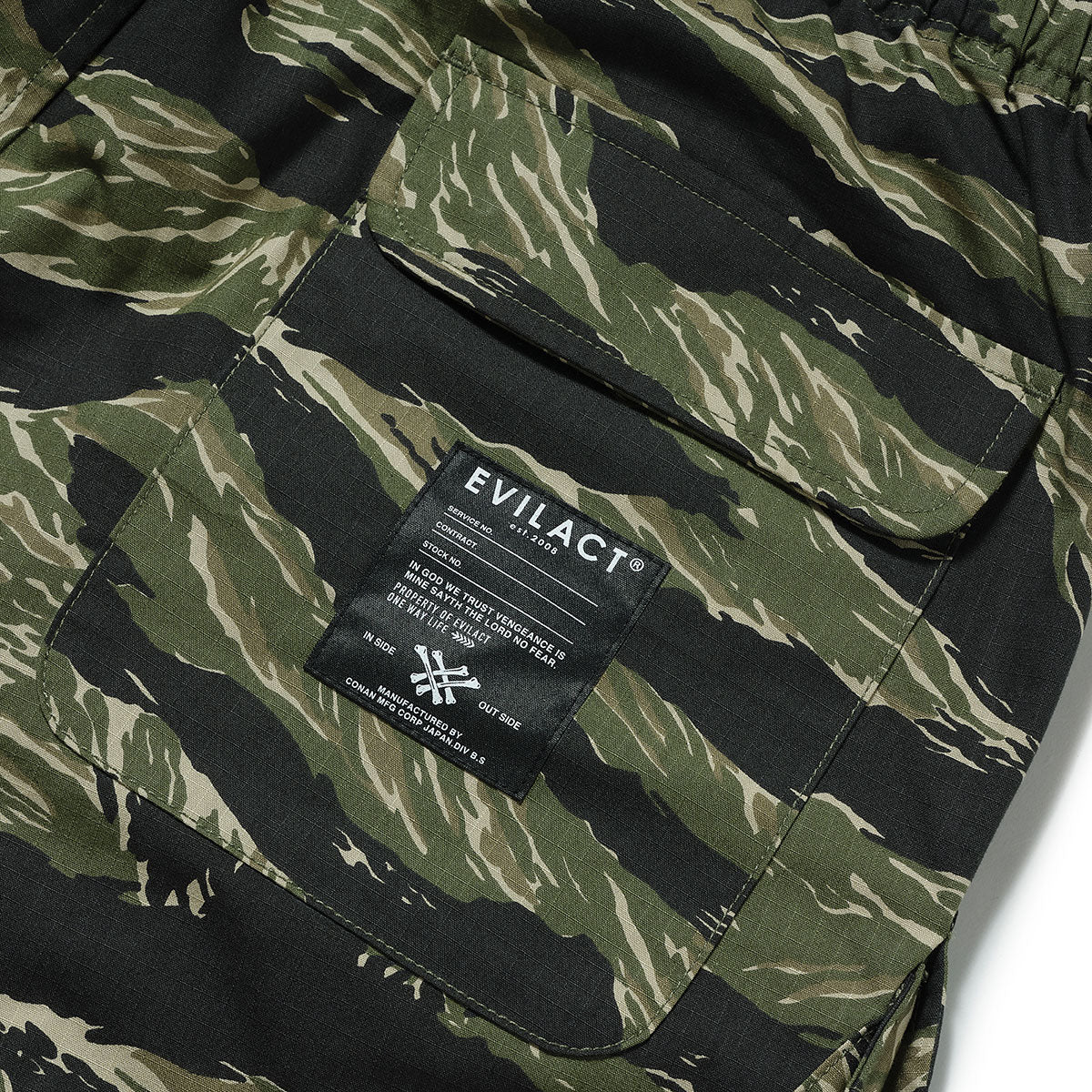 EVILACT TACTICAL SHORTS tiger camo