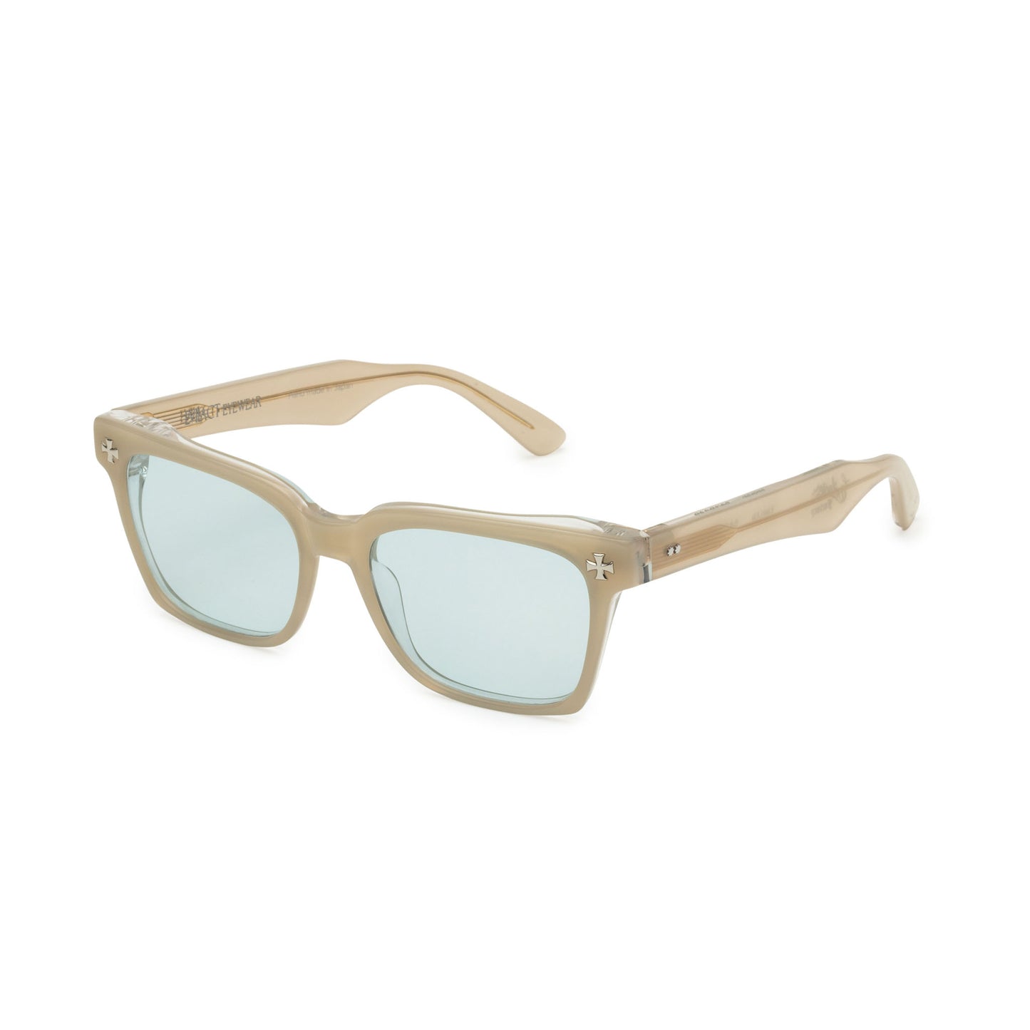 EMBLEM -limited edition- sand beige frost x clear / green lens