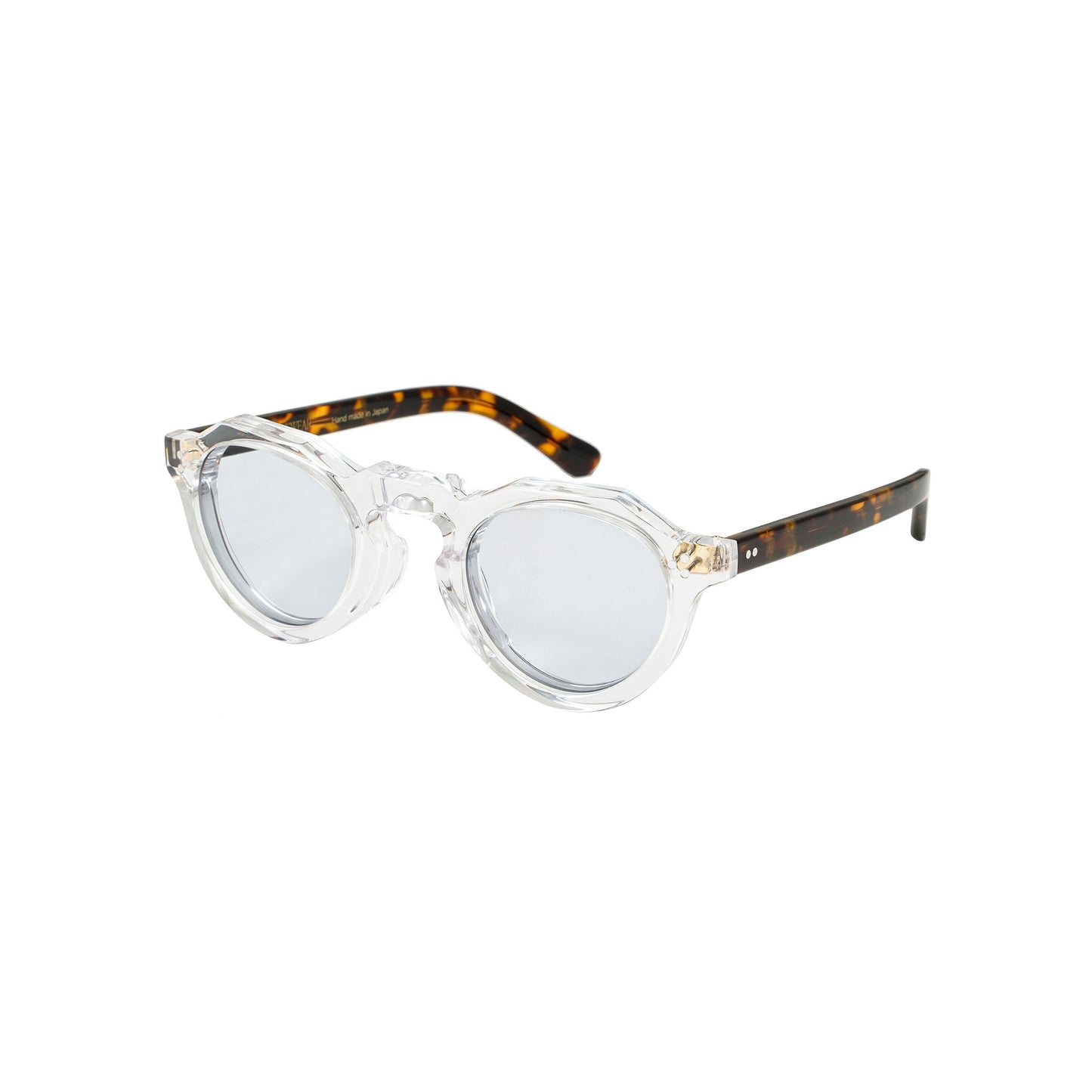 ROYAL clear x brown glitter / smoke lens