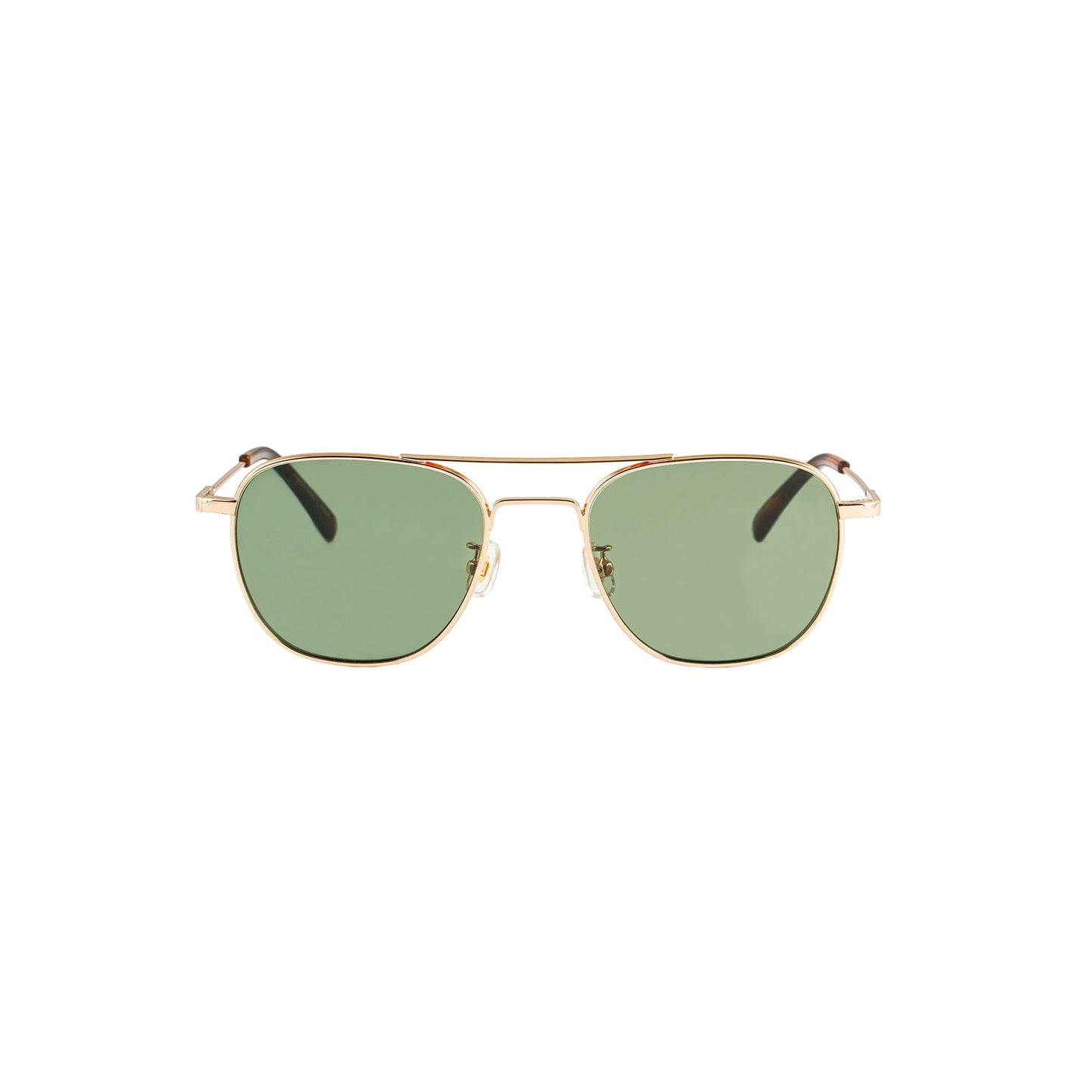 MIAMI gold x brown tort. / green lens