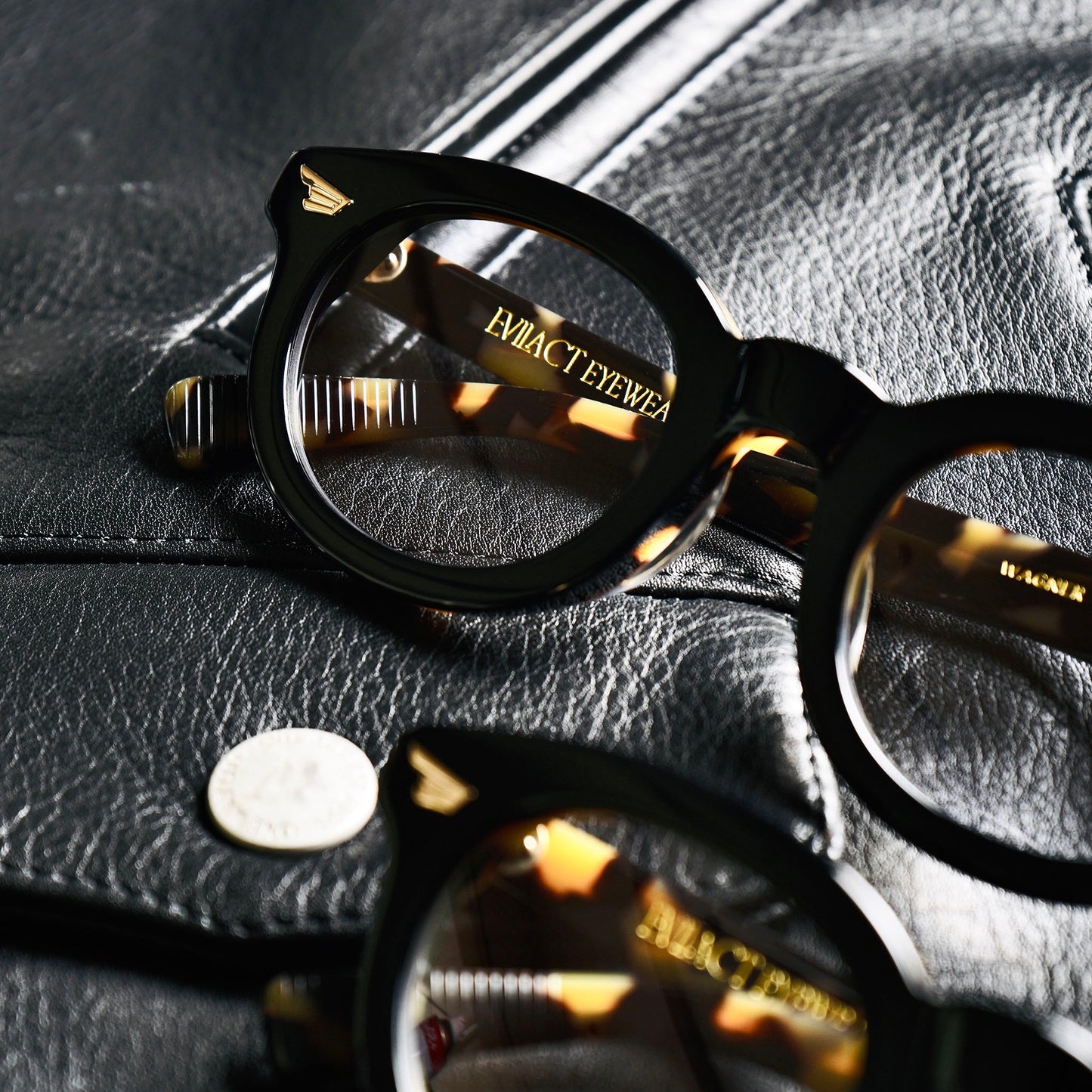 WAGNER black x yellow tort / color photochromic blue lens