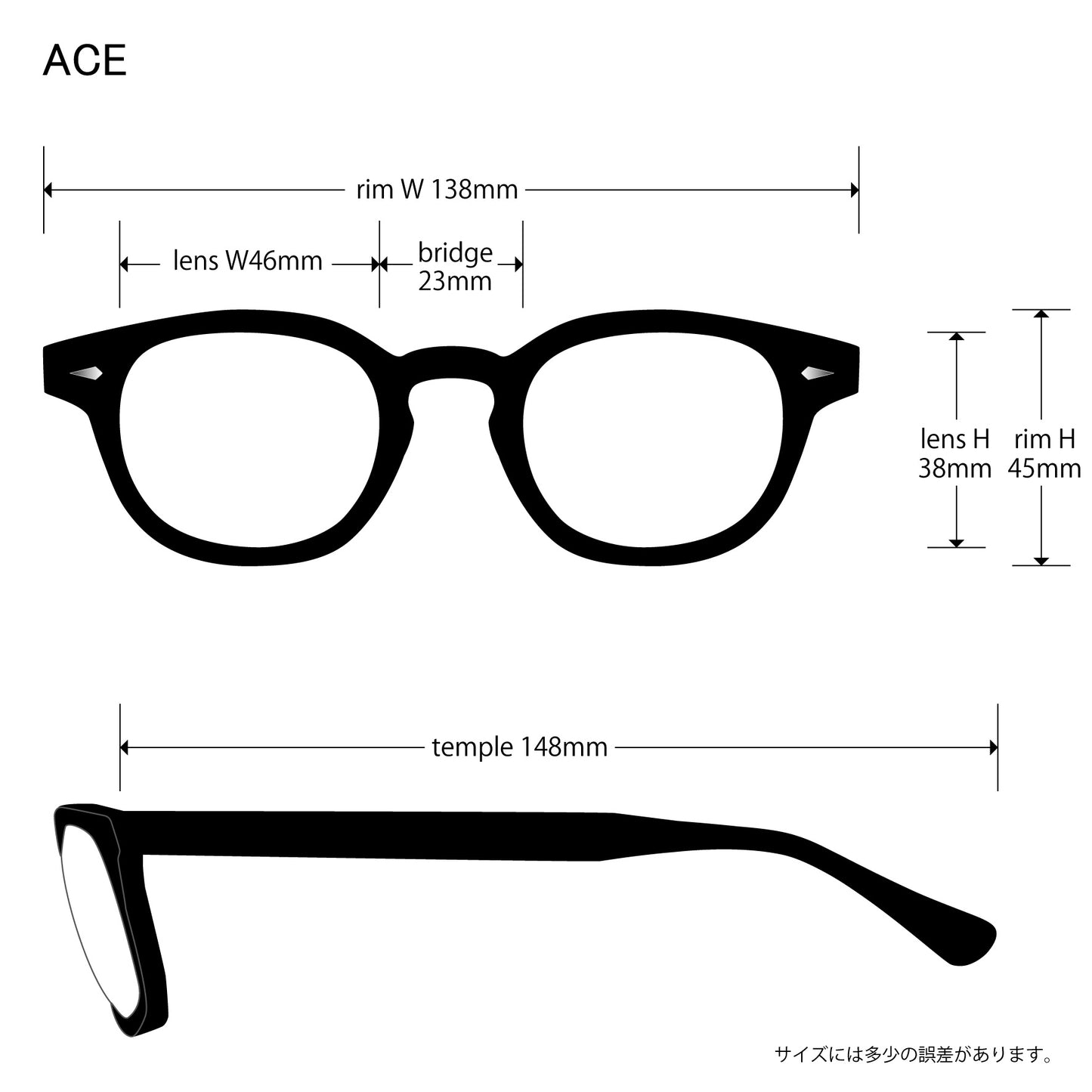 ACE clear x dalmatian / smoke lens ( limited color )