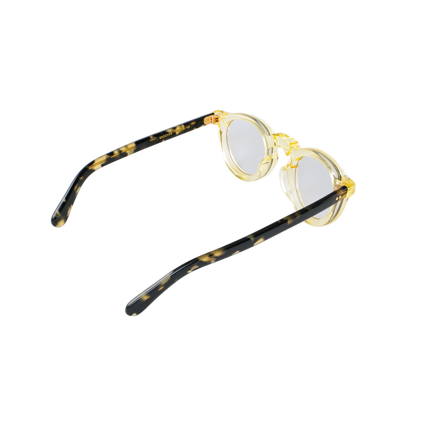 GREEVES antique clear x black marble / color photochromic blue lens