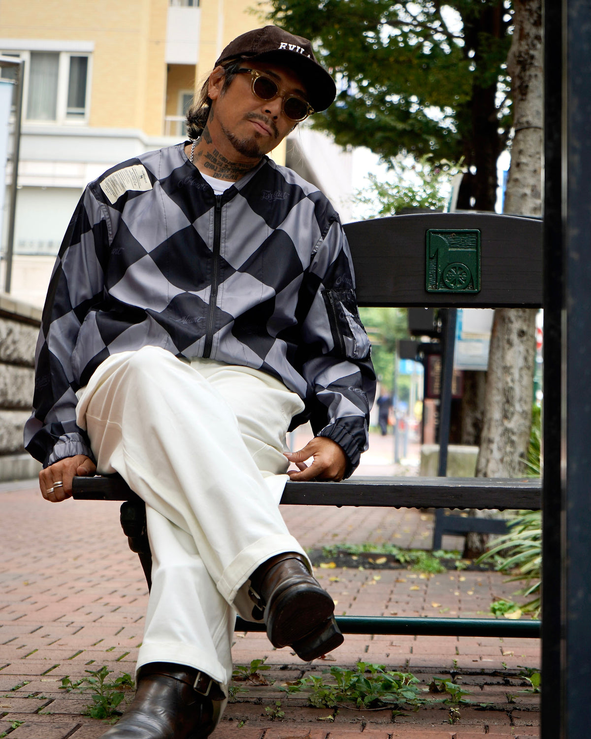 EVILACT x OLDMOUNTAIN LINE CREWMAN JACKET