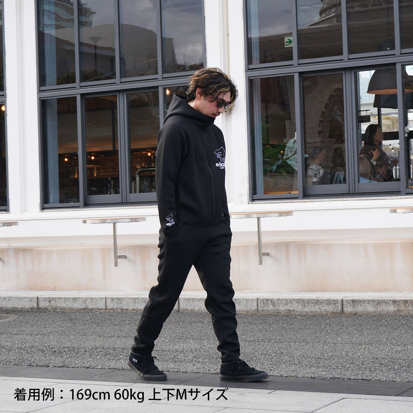 EVILACT Factory Double Knit Full Zip Hoodie