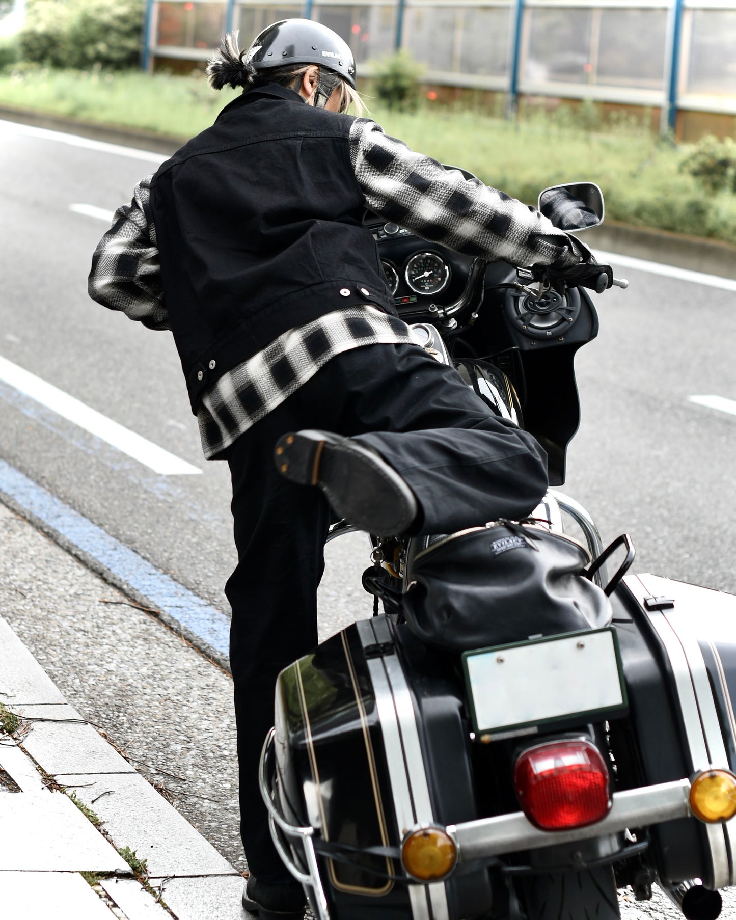 EVILACT MC DENIM VEST black
